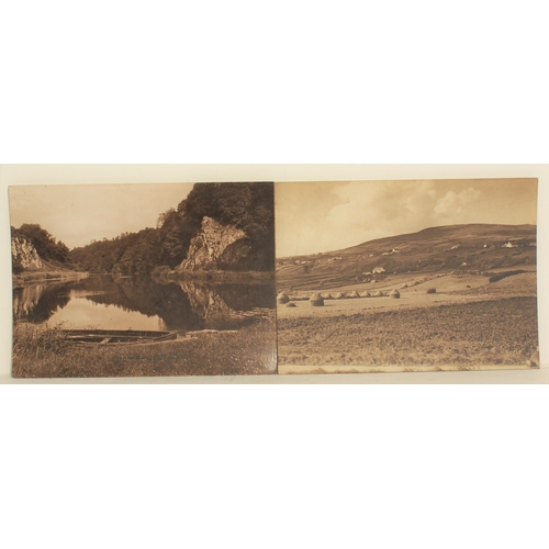 582 - Great Northern Railway (Ireland) & B&CDR unframed sepia carriage prints - Belfast Castle, Shrove, Ro... 