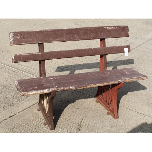 66 - Great Western Railway station platform seat, 49