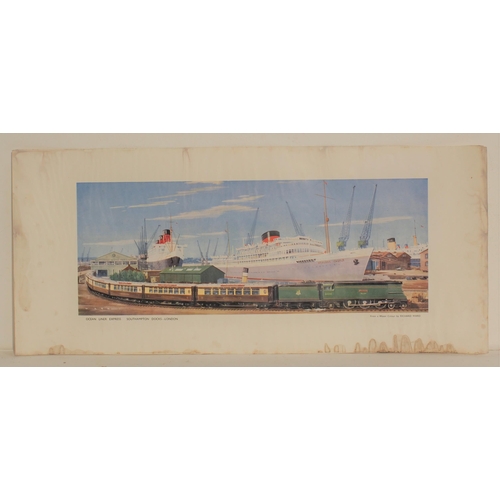 74 - British Railways unframed carriage prints - 