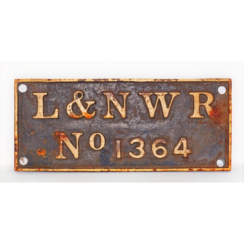 11 - London North Western Railway C/I tenderplate 