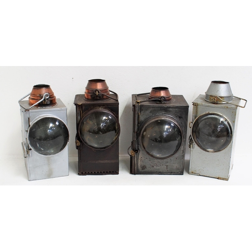 238 - British Railways (Southern) signal lamp interiors - all complete & good condition. (4) (Dispatch by ... 