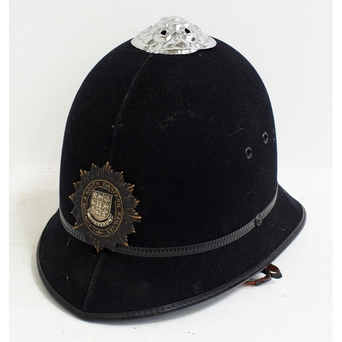 301 - London North Eastern Railway Policeman's helmet badge on later helmet, size 6 7/8ths, good condition... 