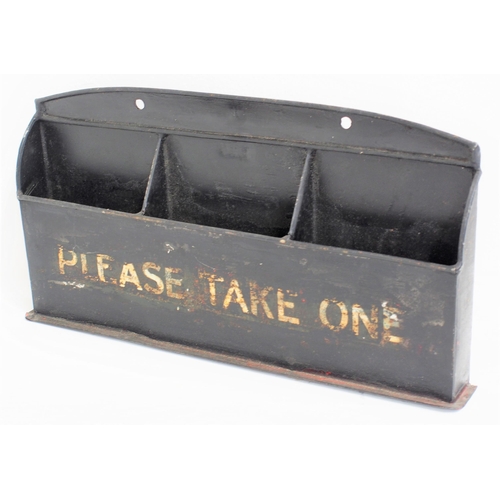 Great Northern Railway tinplate leaflet rack. (Dispatch by Mailboxes ...