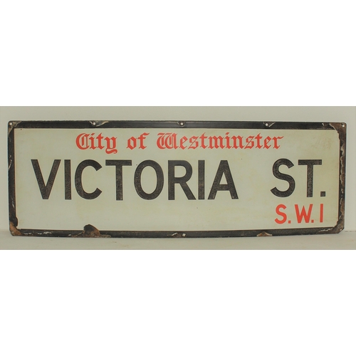 50 - City of Westminster enamel street sign 