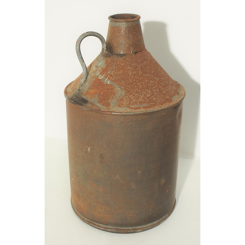 55 - Somerset & Dorset Joint Railway (stamped) 1 gallon oil can, appears to be in sound un-holed conditio... 
