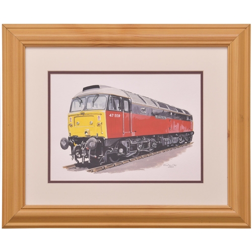 153 - A nameplate, SIR JOSHUA REYNOLDS, from a BR Class 47 No D1605/47028/47559 built by BR Crewe in July ... 