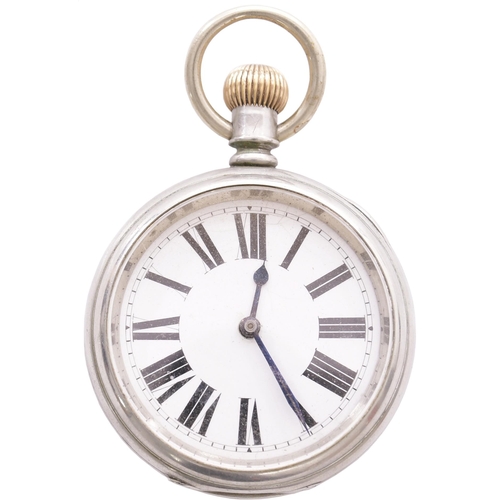 187 - A South Eastern Railway pocket watch. The movement is a No.3 grade 1883 model, engraved American Wal... 