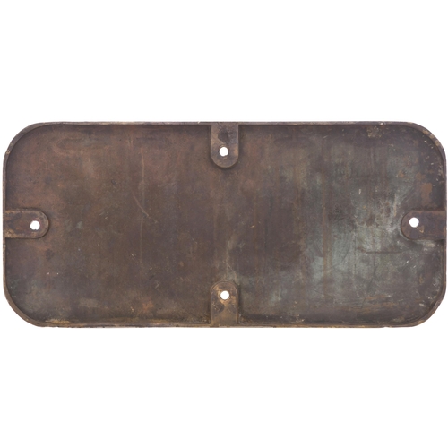 331 - A GWR cabside numberplate, 2828, from a 2800 Class 2-8-0 built at Swindon in February 1907. It spent... 