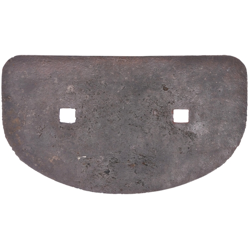 456 - A wagonplate, MIDLAND, 30 TONS, 36629, cast iron, 11¼