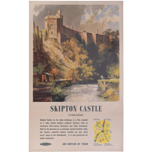 470 - A BR(M) double royal poster, SKIPTON CASTLE, by Greene. (LM19258) (Postage Band: B)