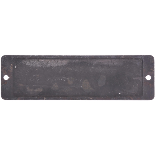 75 - A smokebox numberplate, 4900, from the GWR Hall Class 4-6-0 SAINT MARTIN, the first of the Class reb... 