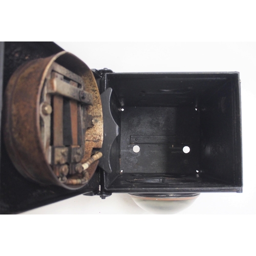 132 - British Railways BR(M) M signal lamp case, Adlake yellow lens signal lamp complete. (2) (Dispatch by... 