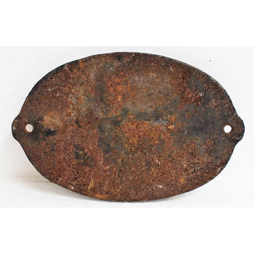 195 - North Eastern Railway C/I bridgeplate 