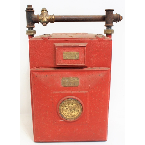 22 - Great Western Railway Willey & Co gas meter, ex service condition. (Dispatch by Mailboxes/Collect fr... 
