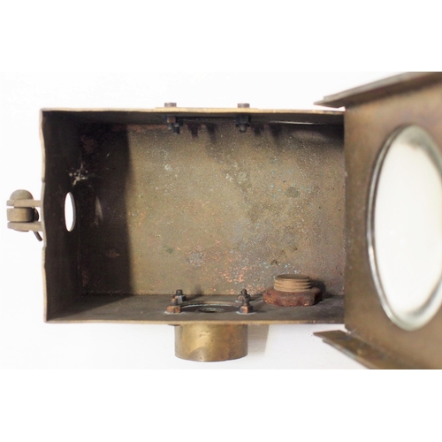 248 - Bullied Pacific locomotive brass electric headlamp missing switch. (Dispatch by Mailboxes/Collect fr... 