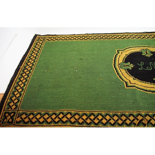 264 - London Midland & Scottish Railway floor rug, 66