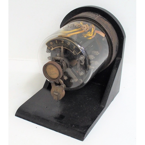 317 - Great Western Railway GRS electric point motor glass cased time release set at 2 minutes, on origina... 