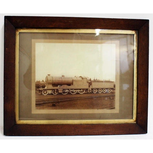 404 - Victorian/Edwardian official locomotive mounted photographs - Great Central Railway 4-2-2 Class X4 (... 