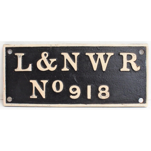 414 - London North Western Railway C/I tender plate 