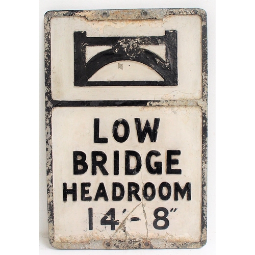 468 - Cast alloy road sign 