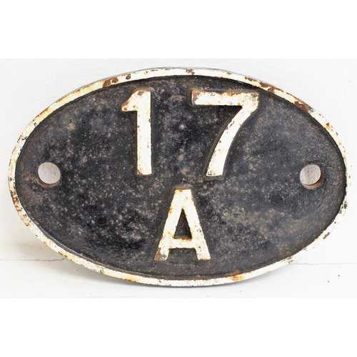 517 - British Railways C/I shedplate, 