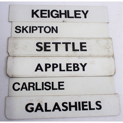 565 - Trafolite indicator plates from St Pancras - 