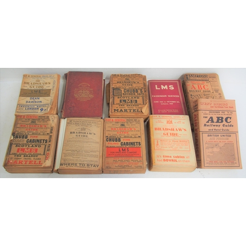 589 - Quantity of Bradshaw's guides, LMS timetable etc (see images). (Dispatch by Mailboxes/Collect from B... 