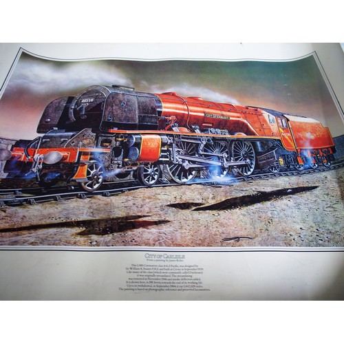 382 - Quantity of re-printed motoring & railway pictorial posters (rolled), Shell, Underground, ASLEF, Ral... 