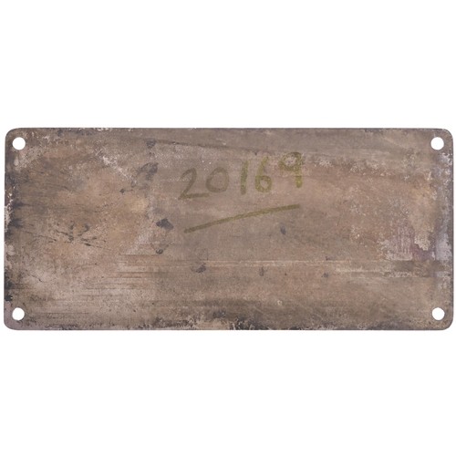 110 - A worksplate ENGLISH ELECTRIC/VULCAN FOUNDRY, 3640/D1039, 1966, from a BR Class 20 No D8169 allocate... 