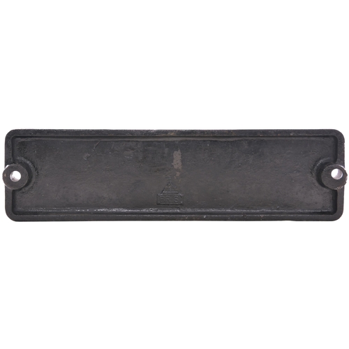 258 - A smokebox numberplate, 34092, from a (SR) Bulleid West Country Class Light Pacific 4-6-2 built at B... 