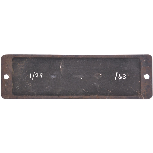 285 - A smokebox numberplate, 4908, from a GWR 4900 Hall Class 4-6-0 BROOME HALL. The front repainted. (Se... 