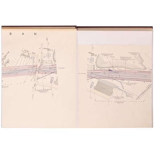 293 - A set of BR(W) GWR-style plans, Leamington to Birmingham, 1959, includes Knowle and Dorridge, Widney... 