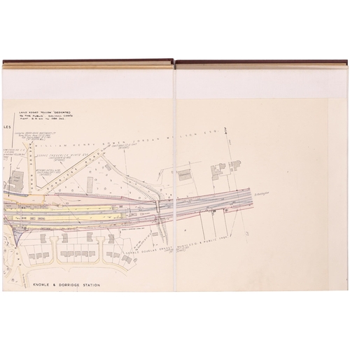 293 - A set of BR(W) GWR-style plans, Leamington to Birmingham, 1959, includes Knowle and Dorridge, Widney... 