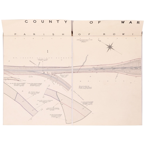 294 - A set of BR(W) GWR-style plans, Leamington to Birmingham, 1959, includes Hatton Station and Junction... 