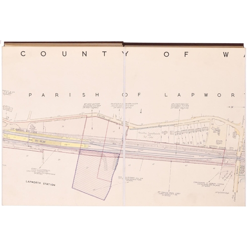 294 - A set of BR(W) GWR-style plans, Leamington to Birmingham, 1959, includes Hatton Station and Junction... 