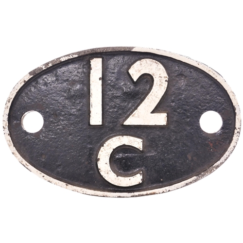 396 - A shedplate 12C, Penrith (1948-October 1955), Workington (October 1955-April 1958), Carlisle Canal (... 