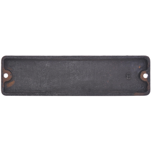 433 - A smokebox numberplate, 44096, from a LMS Class 4F 0-6-0 No 4096 built by Kerr Stuart, Works No 4346... 