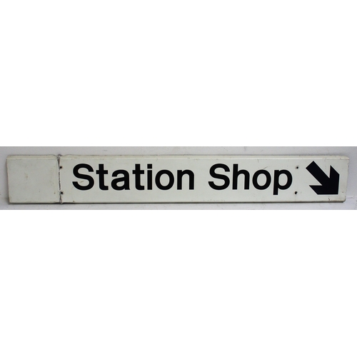 126 - British Railways screen printed station sign 