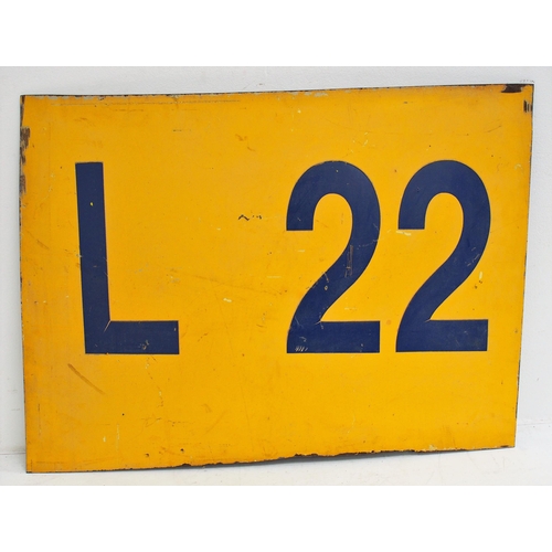 160 - British Railway English Electric Class 37 flame cut nose number panel 