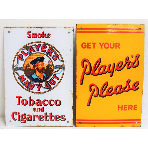 185 - Miniature enamel advertising signs 