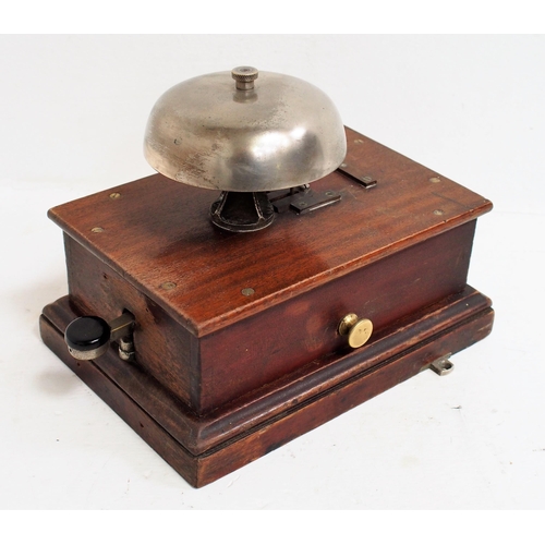 193 - Great Western Railway signal box block bell, nice old bell with good patina, brass bell has had a ve... 