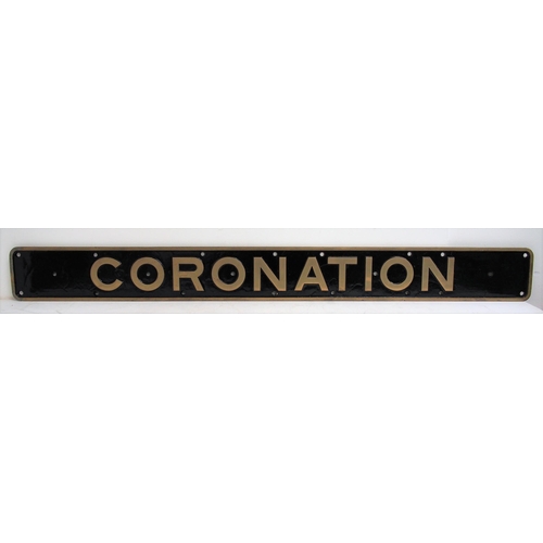 214 - Replica full sized cast brass nameplate 