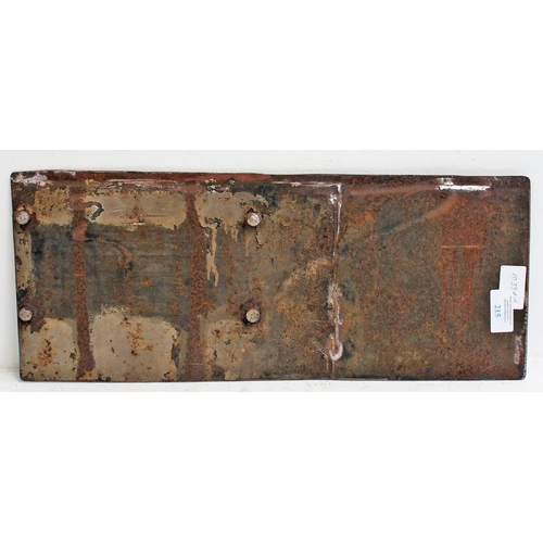 215 - British Railways Class 25/2 locomotive steel disc cut cab number panel 