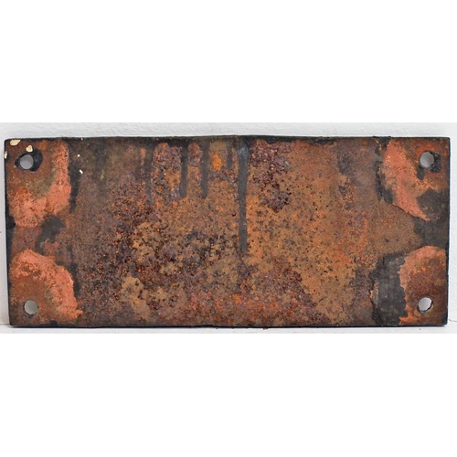 226 - London North Western Railway C/I tenderplate No 1628, original back. (Dispatch by Mailboxes/Collect ... 