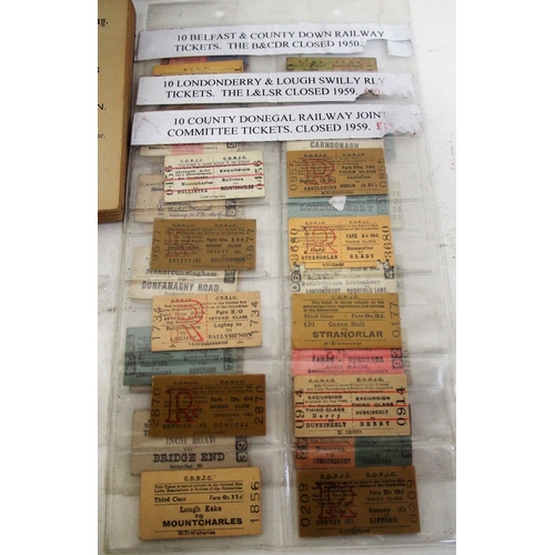 230 - Irish interest etc - collection of tickets, Bradshaws 1915, bound Railway Magazine 1900 & 1901, GWR ... 