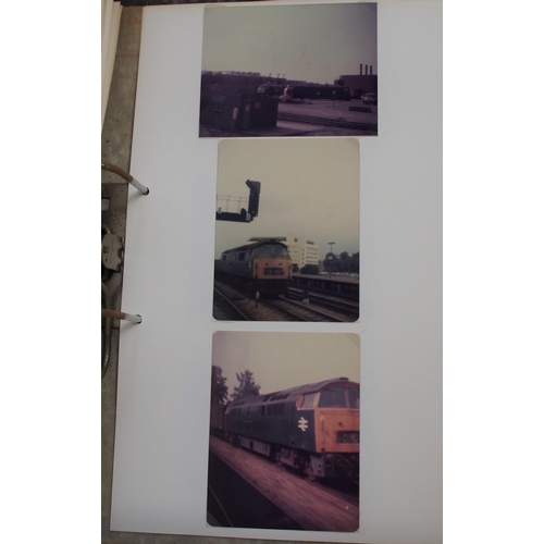 246 - Western Class 52 Diesel Hydraulic album - most of the class represented by a B&W postcard. (Dispatch... 