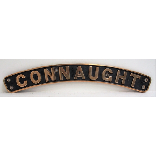 398 - Reproduction full size cast brass LMS nameplate 