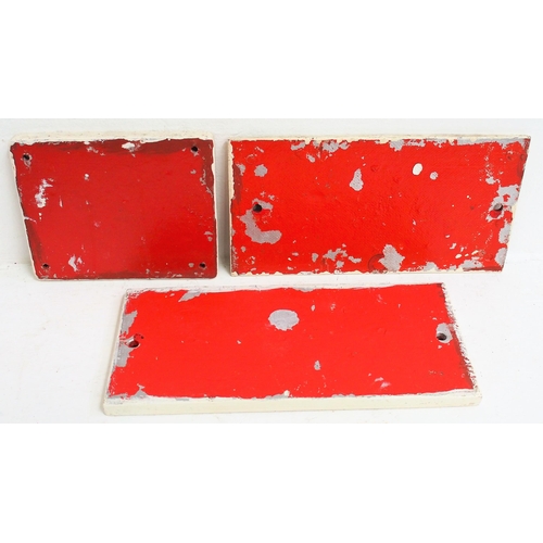 477 - Reproduction cast alloy Polish locomotive plates as per images. (3) (Dispatch by Mailboxes/Collect f... 