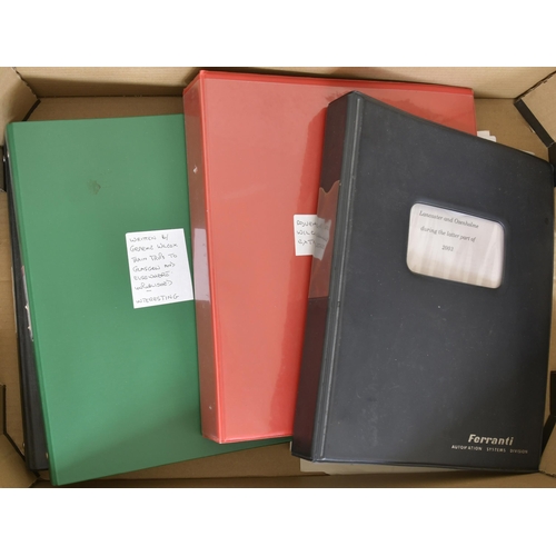 518 - A large collection of railway paperwork, booklets and pamphlets, including working timetables, notes... 