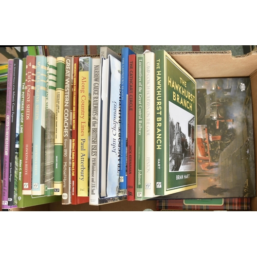 520 - Railway books, hardback. (4 boxes) (Dispatch by Mailboxes/Collect from Banbury Depot)